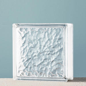 Pared divisoria cuadrada transparente de vidrio flotado moderno de ladrillo de vidrio sólido ultra blanco <span class=keywords><strong>para</strong></span> <span class=keywords><strong>baño</strong></span> de entrada del Hogar - Product Image 1