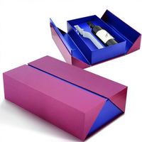 Customize Father's Day Perfume Wine Gift Box Single Bottle Lavish Eco-friendly Biodegradable Fixed Color Liquor Rigid <strong>Paper</strong> Box