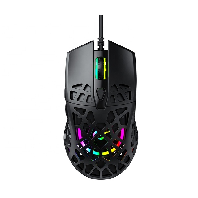 Ms956 Havit 7 Keys 10000 Dpi Light Weight Ergonomic Mouse Game Wired Honeycomb Holes Pc Computer Gaming Optico Raton Mouse Gamer