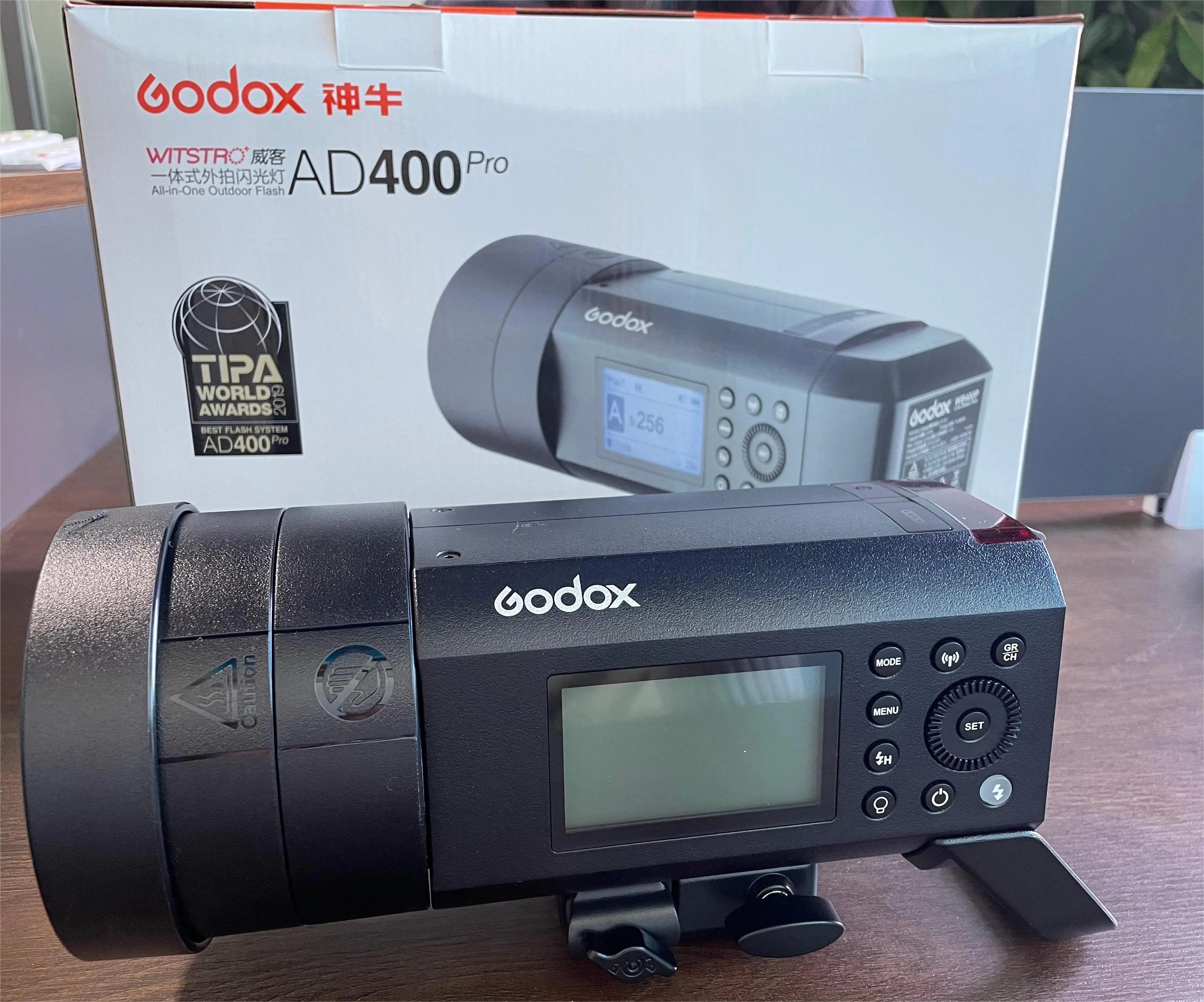 G-odox Ad400pro กล้องแฟลช 400w 2.4g Ttl Hss สตูดิโอแฟลชกลางแจ้ง 2600mah แบตเตอรี่ Li-Ion แบบชาร์จไฟได้