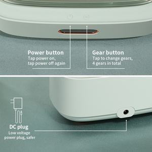 Nettoyeur à ultrasons portable 45 kHz haute fréquence pour bijoux, lunettes, montres, outils de maquillage pour usage domestique - Product Image 3