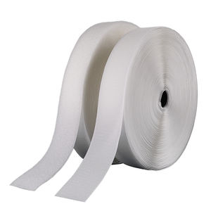 Wholesale non-adhesive woven sewing machine sewing <b>hook</b> and <b>loop</b> <b>tapes</b> fasteners clothing accessories white support OEM ODM - Product Image 4