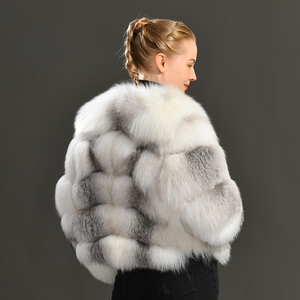 Manteaux en fourrure véritable pour femme, veste en fourrure naturelle pour femme, manteau chaud d'hiver en fourrure véritable pour femme, renard, offre spéciale - Product Image 4