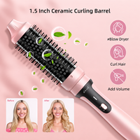 Outils de coiffure professionnels 3 en 1, brosse à boucler, fer à boucler professionnel, brosse à boucler pour outils de coiffure de salon