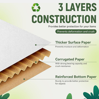 Boîte en papier vide de qualité supérieure pour l'emballage alimentaire, biscuits, collations, gâteaux, petite boîte en carton