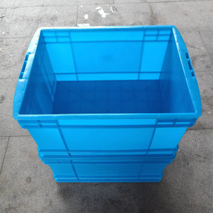 Thickened Rectangular Plastic <b>Crate</b> 520x380x270mm <b>Stackable</b> Industrial Logistics Storage Box Solid Design For General Packaging - Product Image 1