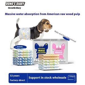 ผ้าอ้อมสัตว์เลี้ยงแบบใช้แล้วทิ้งสำหรับสุนัขและแมว ยี่ห้อ Custom Good Price รุ่น Belly Wrap <span class=keywords><strong>Dono</strong></span> กันน้ำ ราคาดี - Product Image 5