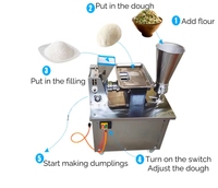 Machine industrielle entièrement automatique pour la fabrication de boulettes de boulettes de boulettes de pâte d'empanada pour la formation de raviolis et de samosa