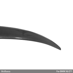 สำหรับ E71 P สไตล์คาร์บอนไฟเบอร์สปอยเลอร์ท้ายรถปีก2007-2014 - Product Image 5