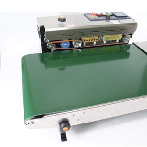 Máquina Selladora de Bolsas y Film Automática de 40 cm de Ancho, Selladora Continua de Banda para las Industrias de Bebidas y Químicos - Product Image 3