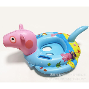 Pink Pig Baby Swimming Ring Inflatable Seat Ring For Child Water Play - Product Image 3