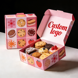 Boîte en carton <span class=keywords><strong>de</strong></span> qualité alimentaire pour la présentation <span class=keywords><strong>de</strong></span> dattes et <span class=keywords><strong>de</strong></span> desserts, avec logo personnalisé <span class=keywords><strong>de</strong></span> design luxueux pour les cadeaux sucrés du Moyen-Orient - Product Image 2