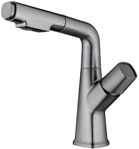 Robinet de lavabo d'origine chinoise en acier inoxydable avec traitement de surface noir et noyau de valve en céramique - Product Image 2
