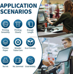 Papel Térmico Ecológico de 3 1/8 x 230' para Impresión Rápida en Punto de Venta, Venta al por Mayor de Fábrica - Product Image 4