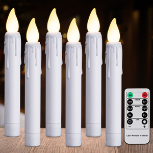 Nhấp nháy từ xa Flameless nến với bộ đếm thời gian Thiết lập của 10-thực tế điện LED trang trí nến đèn - Product Image 5