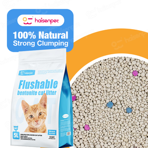 Ücretsiz örnekleri özel Logo ambalaj koku düşük izleme topaklanma tozsuz top şekli Bentonite kedi kumu - Product Image 1