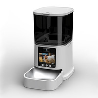 Distributeur automatique de nourriture intelligent pour animaux de compagnie 5L grande capacité avec contrôle à distance via application et appel vidéo bidirectionnel pour chats