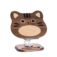 Support de téléphone pour tablette d'ordinateur relevable pour la lecture et l'apprentissage en bois massif naturel