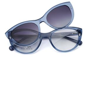 Nuevas Gafas <span class=keywords><strong>de</strong></span> Sol Magnéticas con Clip, Estilo <span class=keywords><strong>Ojo</strong></span> <span class=keywords><strong>de</strong></span> Gato, Polarizadas, con Bloqueo UV y Anti Luz Azul, Modelo PZ1005-2 - Product Image 2