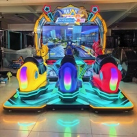 Machine de jeu vidéo de course de chevaux de combat à 3 joueurs, à pièces, nouvelle, électrique, simulateur sportif, en plastique, certifiée CE, pour enfants et adultes