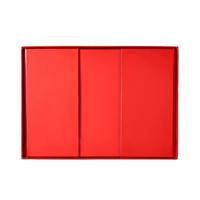 Boîte cadeau de Noël, boîte vide haut de gamme pour la veille de Noël, boîte à foulards pliable avec couvercle et base, grand emballage créatif, vente en gros