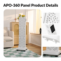 GLPE NEUES Design Professionelles 237-LED Rotlicht-Panel 7 Wellenlängen >200mW/cm² Bestrahlungsstärke Ganzkörper-Lichtbett für Klinikanwendungen