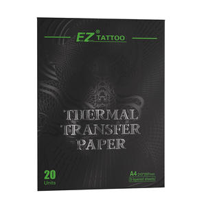 Venta al por mayor <span class=keywords><strong>EZ</strong></span> <span class=keywords><strong>Tattoo</strong></span> 20 hojas por bolsa de papel de transferencia de plantilla de tatuaje profesional de alta resolución - Product Image 5