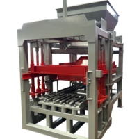 Machine à blocs de ciment hydraulique automatique QT4-15, utilise la matière première sable et cendres volantes, équipement de fabrication de briques haute densité sans cuisson