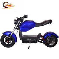 Moto électrique Citycoco, batterie au lithium, moteur haute puissance, véhicule tout-terrain Flying Leopard, scooter à deux roues unisexe, 41-50 km/h