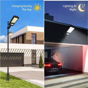 Lampe murale LED solaire extérieure créative pour jardin, cour et rue, éclairage décoratif, étanche IP65 - Product Image 3