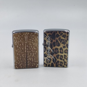Briquet au kérosène pas cher, rechargeable, coupe-vent, avec logo personnalisé, motif traditionnel vintage, briquet à cigarette au kérosène - Product Image 2