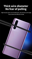 3 en 1 Pantalla LED 100W Cable USB Carga súper rápida para iPhone Tipo C Micro Reloj inteligente Cámara Luz nocturna