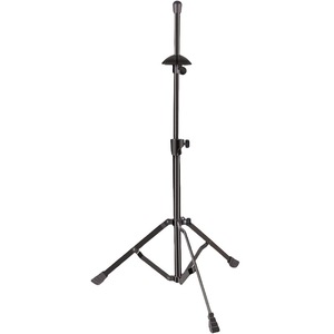 Support de <span class=keywords><strong>trombone</strong></span> en métal à hauteur réglable, base triangulaire, facile à plier, compact, robuste, avec patins en caoutchouc, pour la performance et la pratique - Product Image 1