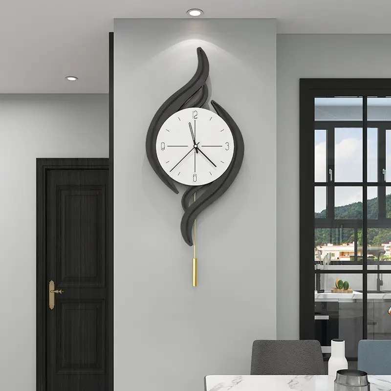 Relógio de parede com mesa LED 3D com temporizador digital e luz noturna, alarme para escritório, armazém, brilho ajustável, feito de plástico