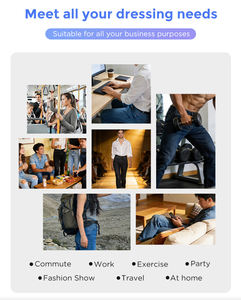 Jean évasé élastique taille haute pour femmes rondes, contrôle du ventre, idéal pour les voyages et les sorties, livraison locale, best-seller - Product Image 5