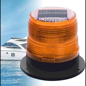 אור אזהרה מהבהב LED סולארי 12V עוצמתי לרכבי בנייה ובטיחות תנועה - Product Image 5