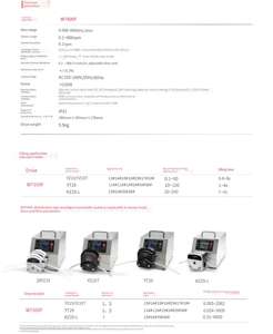 WT600F Intelligent Dispensing Machine High Flow Peristaltic Mangueira Bomba com Diversos Tubos de Cabeça para Laboratório Centrífuga - Product Image 6