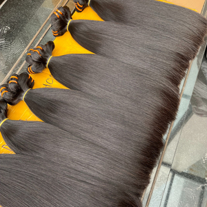 Offerta Lampo: Extension per Capelli Veri Vietnamiti, Fasci di Capelli Grezzi Super Double Drawn di Alta Qualità, Lisci Naturali, Pronti per la Spedizione - Product Image 3