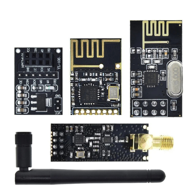 NRF24L01+ 2.4G wireless data transmission module 2.4GHz NRF24L01 upgrade version NRF24L01+PA+LNA 1000 Meters