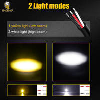 Haute luminosité Mini conduite systèmes d'éclairage double couleur Len antibrouillard projecteur lampe phares Led pour moto voiture