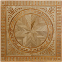 Parquet d'intérieur Vintage 1.2Mm Placage de bois Chêne Noyer Parquet à motif de parquet