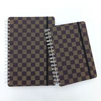 Cahier à spirale en cuir A5 B5 100 feuilles pour affaires scolaires vente en gros