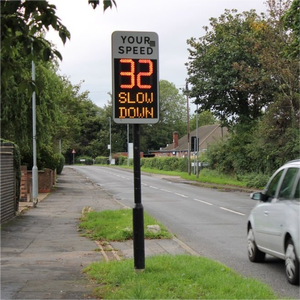 Fábrica al por mayor al aire libre <span class=keywords><strong>LED</strong></span> <span class=keywords><strong>Solar</strong></span> Radar señal de velocidad tráfico señal Digital y Panel Pantalla de límite de velocidad para la seguridad del tráfico - Product Image 3