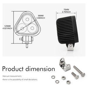 Car Accessories Truck Lamp <strong>Work</strong> <strong>Light</strong> 20w Angel Adjustable Amber Motorcycle Led Fog <strong>Light</strong> - Product Image 5