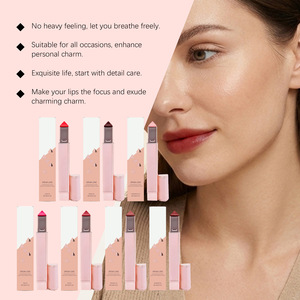 <span class=keywords><strong>Baume</strong></span> à lèvres hydratant de luxe, imperméable, en stick, marque privée, longue tenue, rose naturel, hydratant, végan, logo personnalisé - Product Image 3