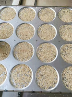 Machine professionnelle d'épandage d'aliments, pouces, pour biscuits, sésame, algues, noix de coco, traitement du pain et gâteaux