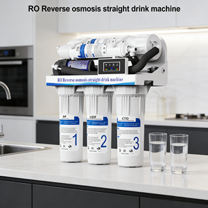 Système d'osmose inverse RO 5 étapes 100G/400G/600G, traitement <span class=keywords><strong>de</strong></span> l'<span class=keywords><strong>eau</strong></span> industrielle, purificateur d'<span class=keywords><strong>eau</strong></span> commercial pour hôtel, cafétéria, maison - Product Image 1