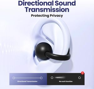 Low Latency Earbuds Ear <b>Clip</b> Ear <b>Hook</b> Earphones M79 Headphones LED Digital Air Conduction - Product Image 4
