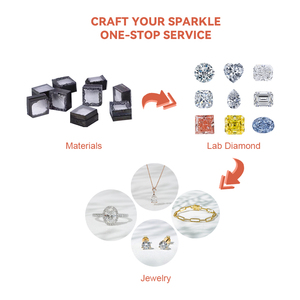Ensembles <span class=keywords><strong>de</strong></span> bijoux en <span class=keywords><strong>diamant</strong></span> certifiés <span class=keywords><strong>de</strong></span> luxe, bague en or 18 carats personnalisée, boucles d'oreilles, <span class=keywords><strong>bracelet</strong></span>, collier, parure <span class=keywords><strong>de</strong></span> bijoux en <span class=keywords><strong>diamant</strong></span> <span class=keywords><strong>de</strong></span> laboratoire pour femmes - Product Image 4