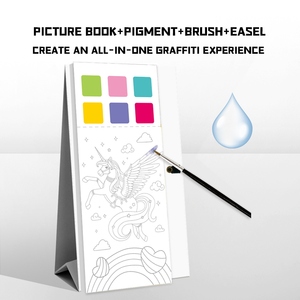 Calendrier de coloriage alimentaire et aquatique Princesse pour tout-petits – Activité de peinture sans désordre sur papier artistique – Cadeau d'activités artistiques et créatives pour enfants de 4 à 8 ans - Product Image 2